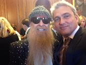2014 - s Billy Gibbons ze skupiny ZZ-Top při odkrytí bysty Václava Havla na Capitolu
